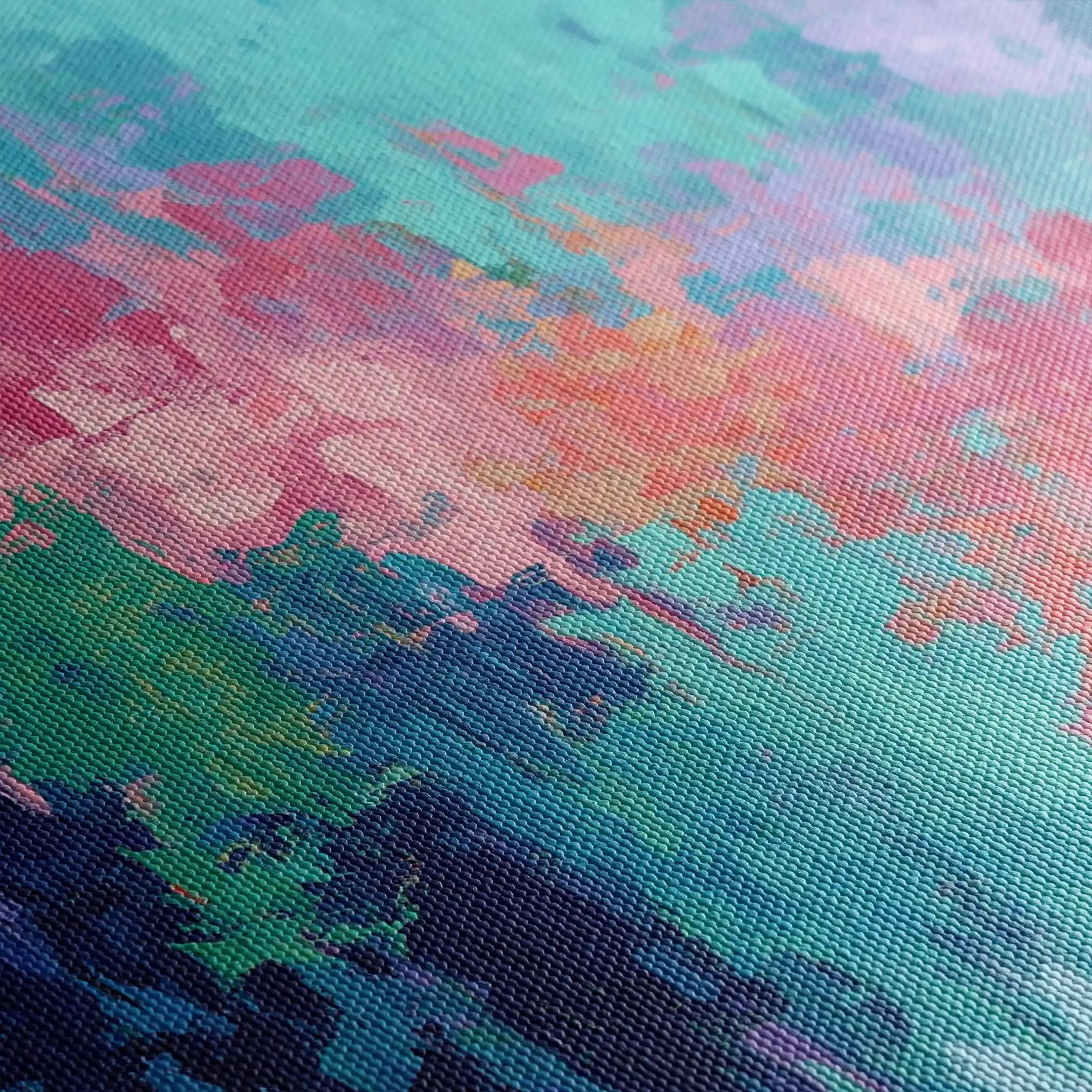 Abstract 1885 Canvas Art 60 x 40 cm / Stretched on hidden frame