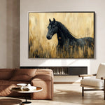 Horses 189 Canvas Art 90 x 60 cm / Stretched on hidden frame