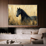 Horses 189 Canvas Art 90 x 60 cm / Stretched on hidden frame