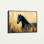 Horses 189 Canvas Art 90 x 60 cm / Stretched on hidden frame