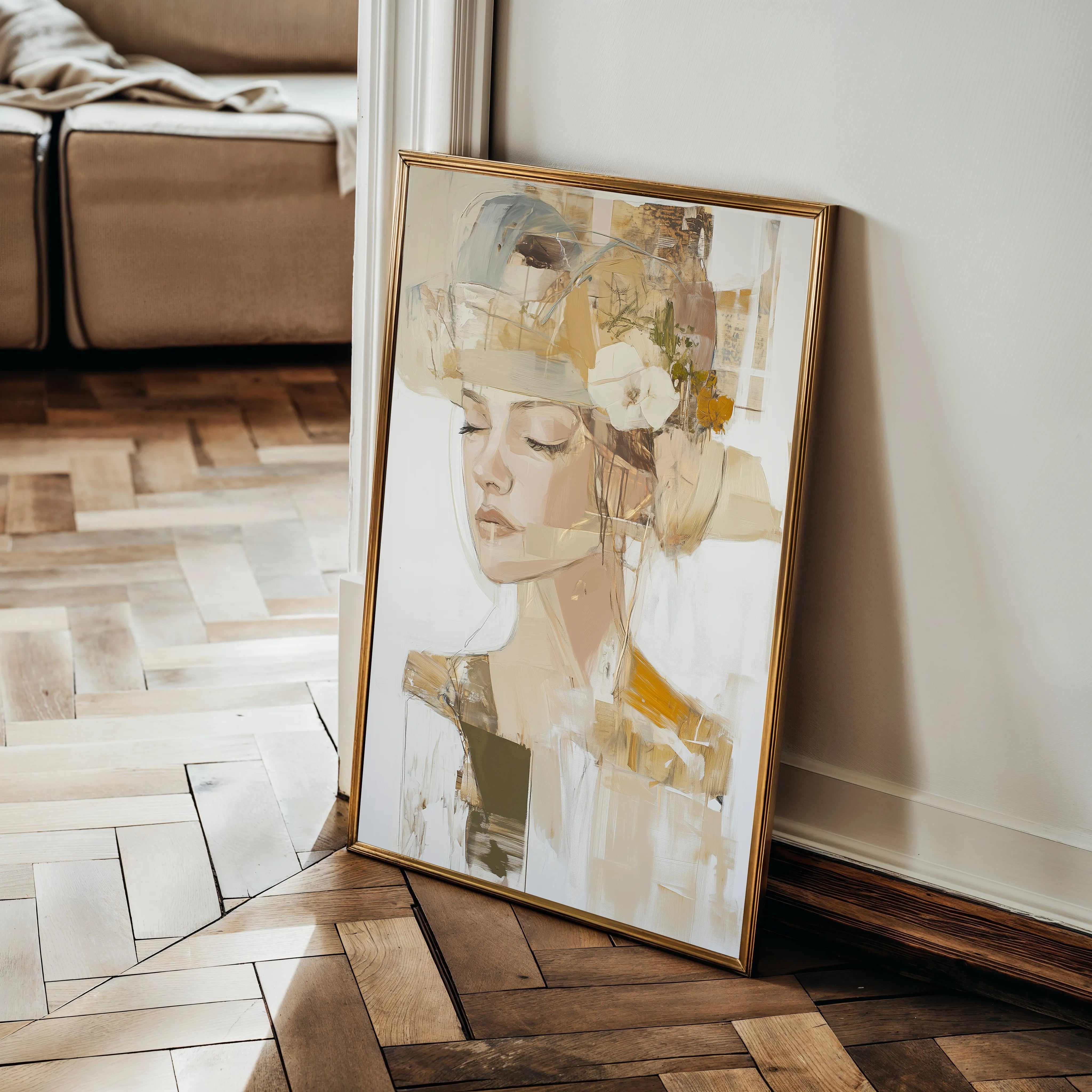Portrait Canvas Wall Art WAD189-P 90 x 60 cm / Stretched on hidden frame