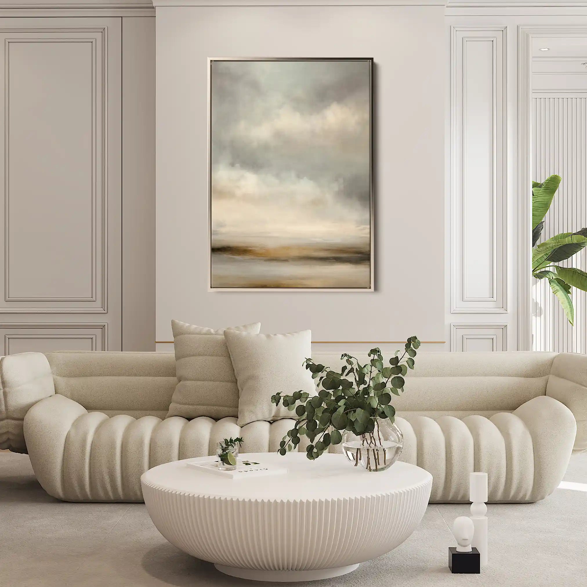 Abstract 1891 Canvas Art 60 x 40 cm / Stretched on hidden frame