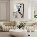 Abstract 1893 Canvas Art 60 x 40 cm / Stretched on hidden frame
