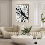 Abstract 1899 Canvas Art 60 x 40 cm / Stretched on hidden frame