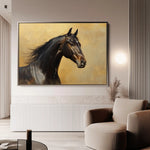 Horses 190 Canvas Art 90 x 60 cm / Stretched on hidden frame