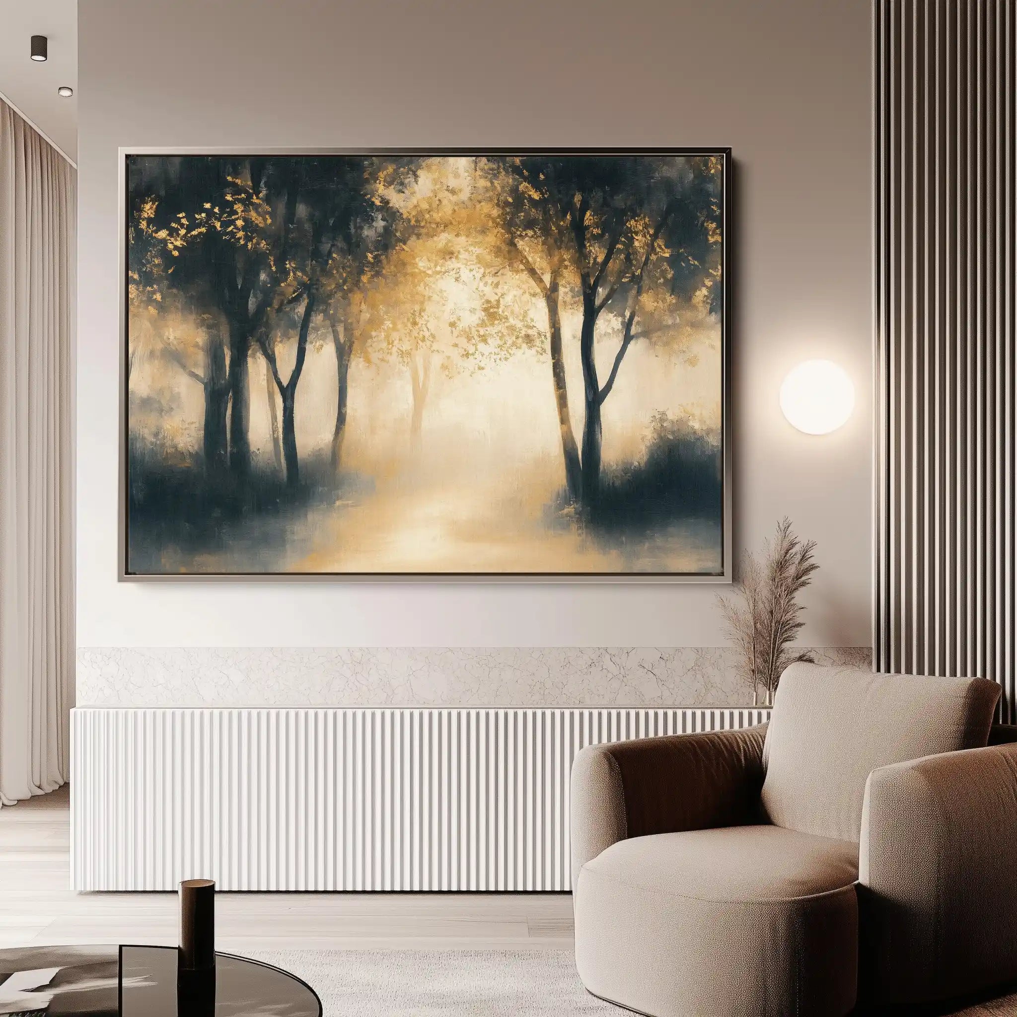 Landscape 190 Canvas Art 90 x 60 cm / Stretched on hidden frame