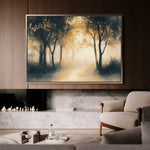 Landscape 190 Canvas Art 90 x 60 cm / Stretched on hidden frame