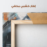 Abstract 1900 Canvas Art 60 x 40 cm / Stretched on hidden frame