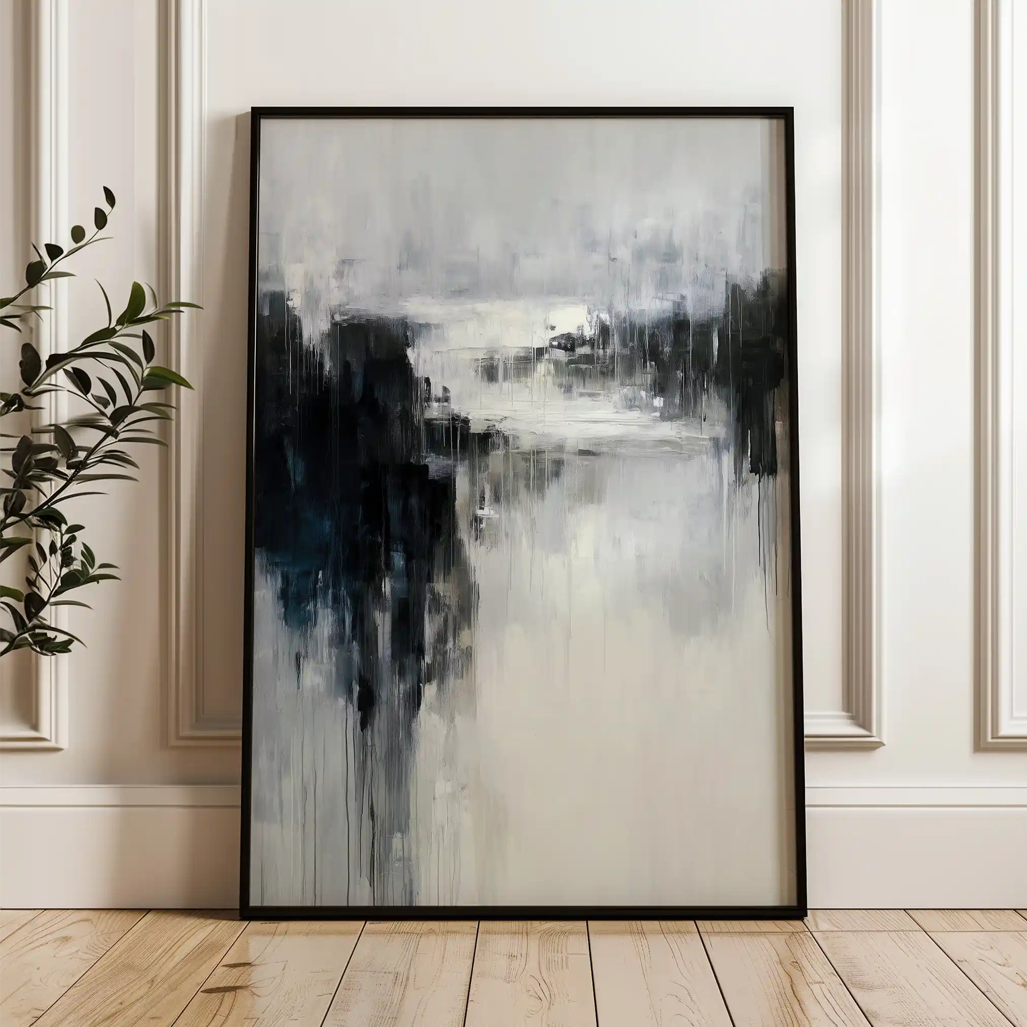 Abstract 1901 Canvas Art 60 x 40 cm / Stretched on hidden frame