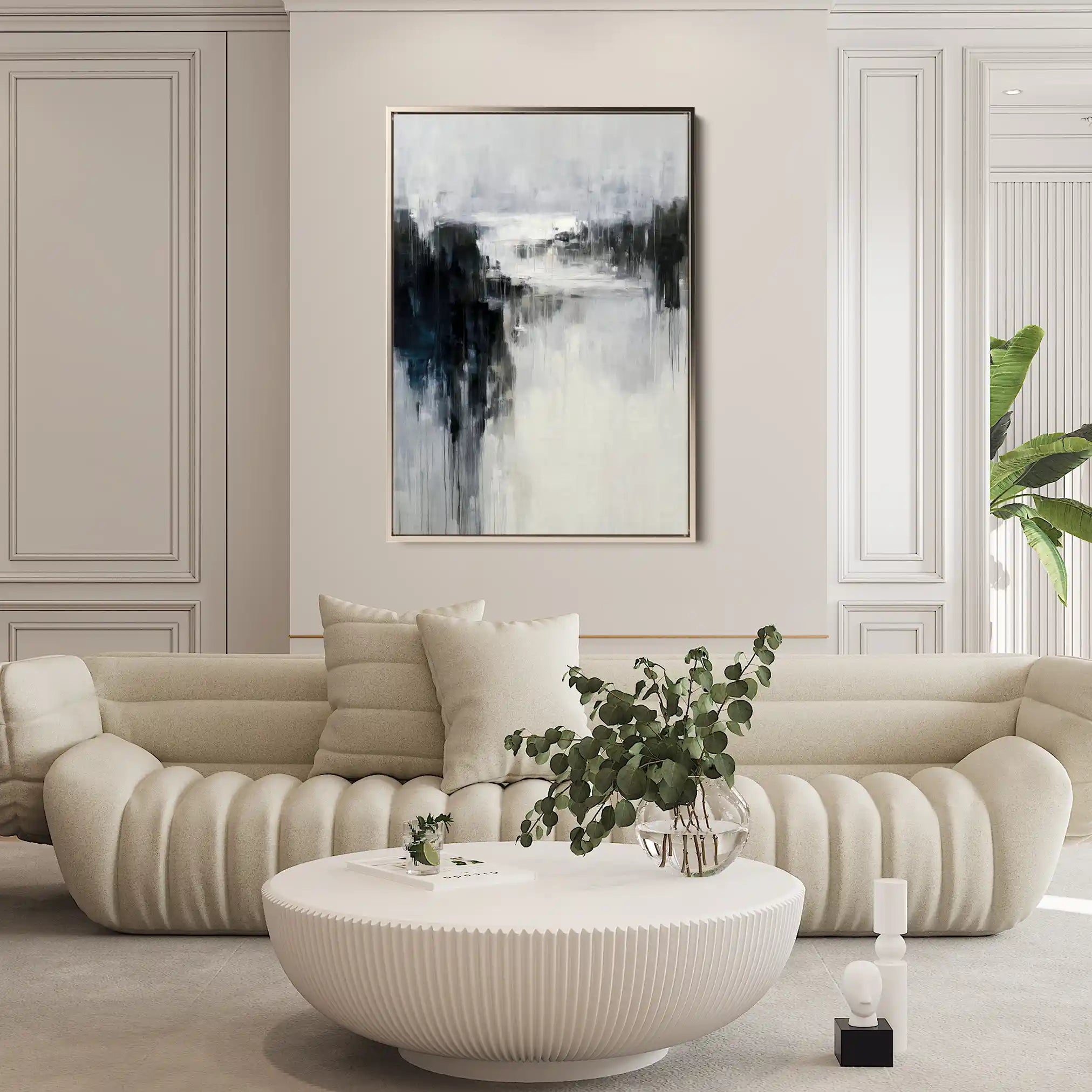 Abstract 1901 Canvas Art 60 x 40 cm / Stretched on hidden frame