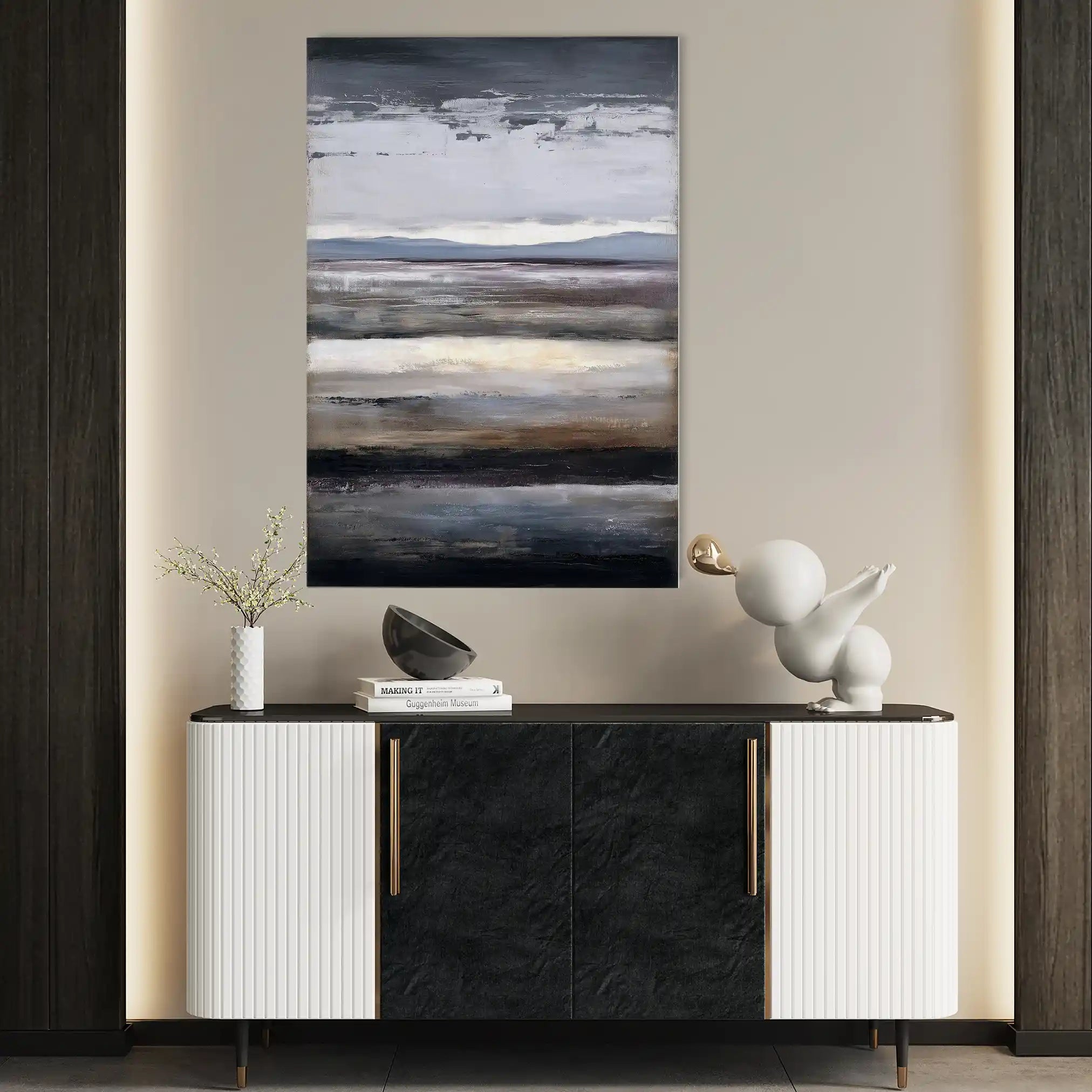 Abstract 1903 Canvas Art 60 x 40 cm / Stretched on hidden frame