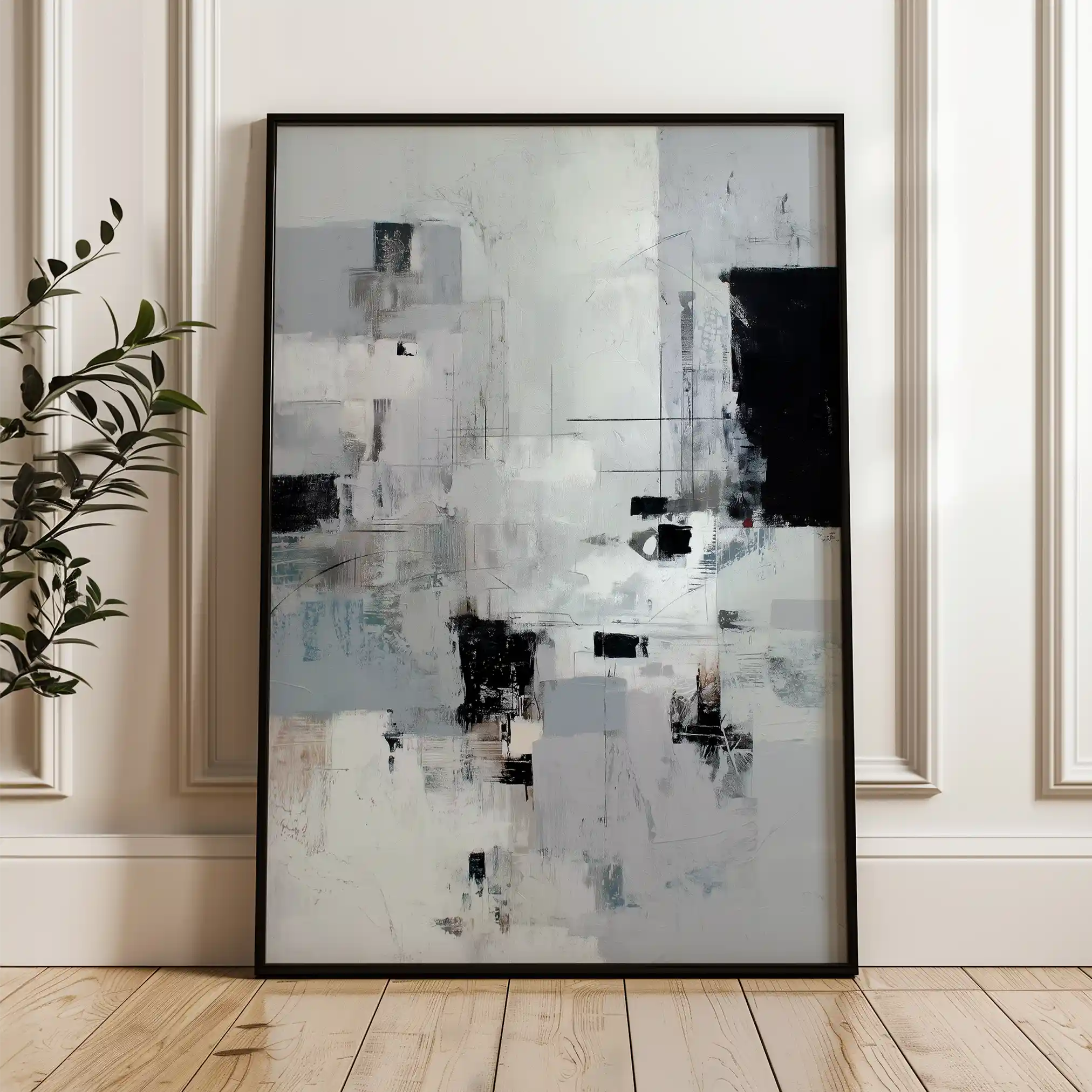 Abstract 1906 Canvas Art 60 x 40 cm / Stretched on hidden frame