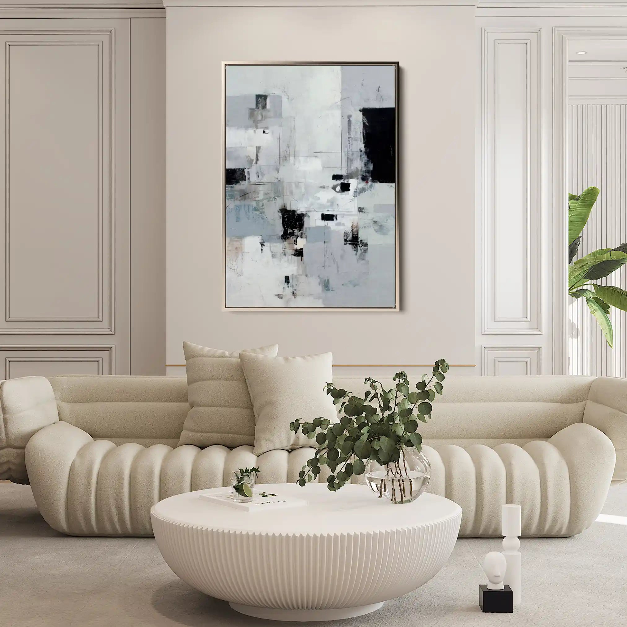 Abstract 1906 Canvas Art 60 x 40 cm / Stretched on hidden frame
