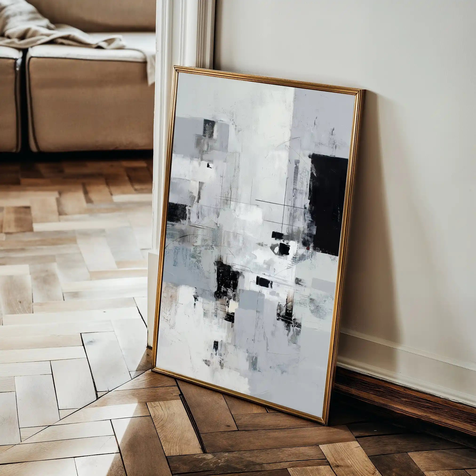 Abstract 1906 Canvas Art 60 x 40 cm / Stretched on hidden frame