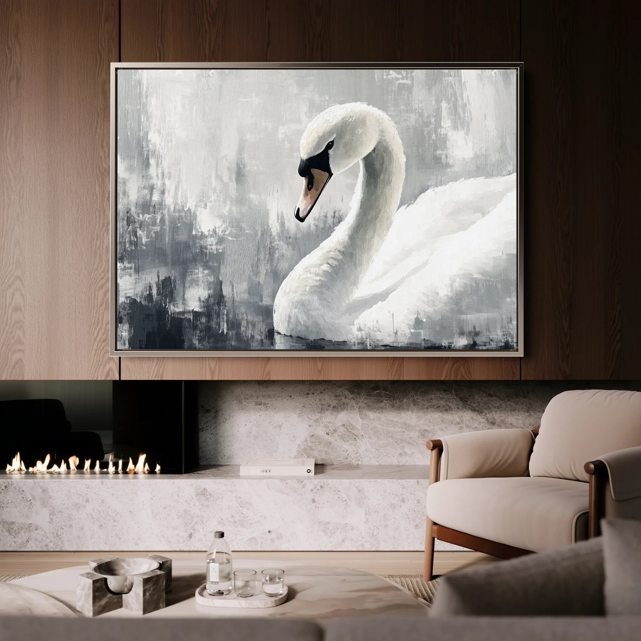 Animals Canvas Wall Art WAD191-AN 90 x 60 cm / Stretched on hidden frame