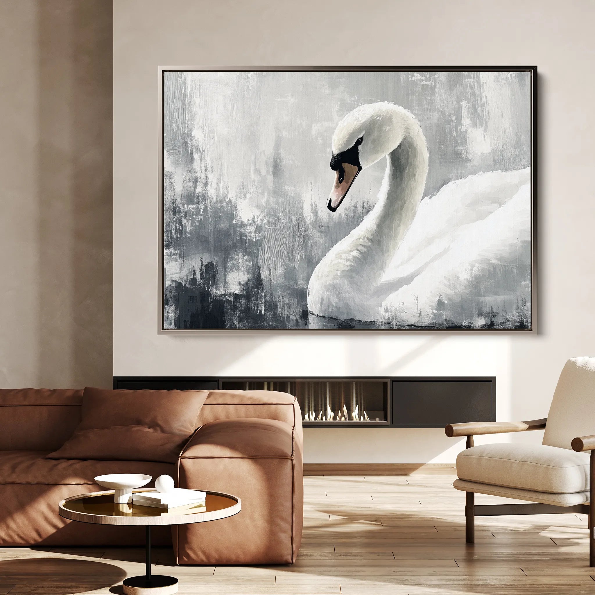 Animals Canvas Wall Art WAD191-AN 90 x 60 cm / Stretched on hidden frame