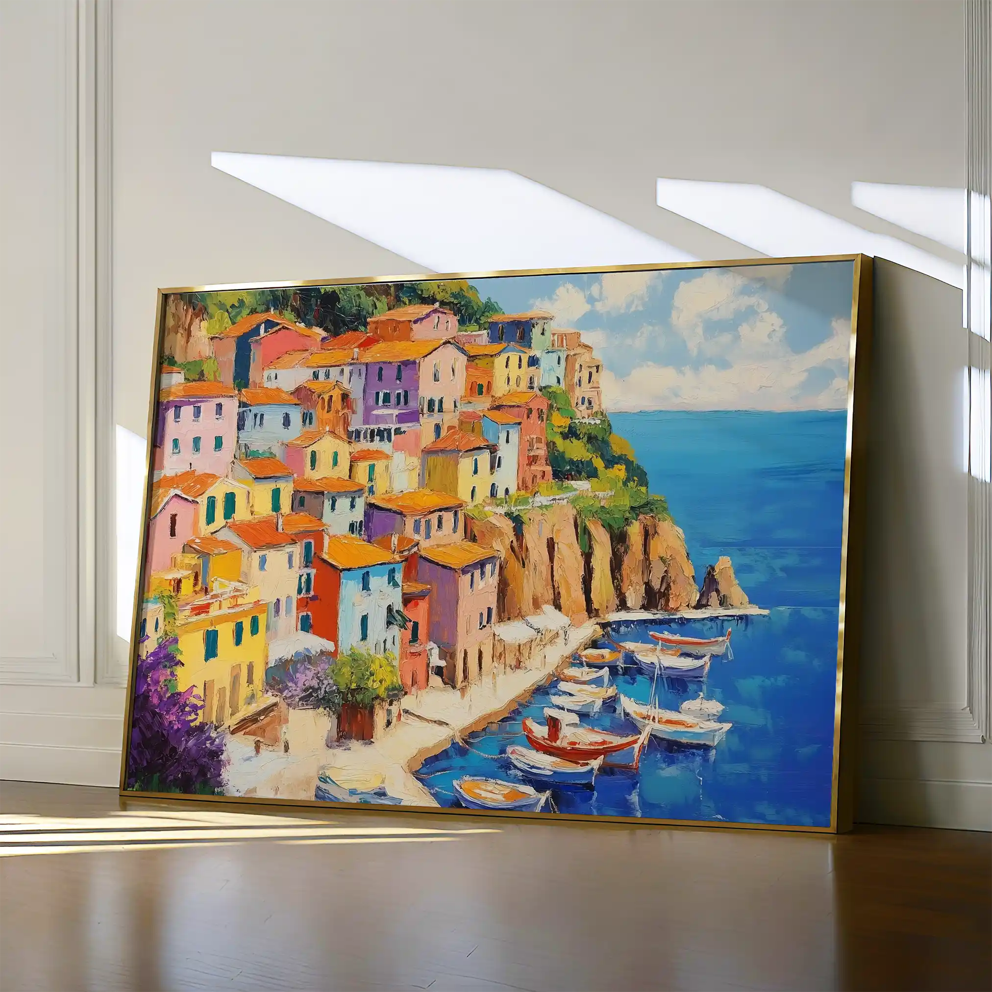 Landscape 191 Canvas Art 90 x 60 cm / Stretched on hidden frame