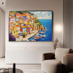 Landscape 191 Canvas Art 90 x 60 cm / Stretched on hidden frame