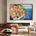 Landscape 191 Canvas Art 90 x 60 cm / Stretched on hidden frame
