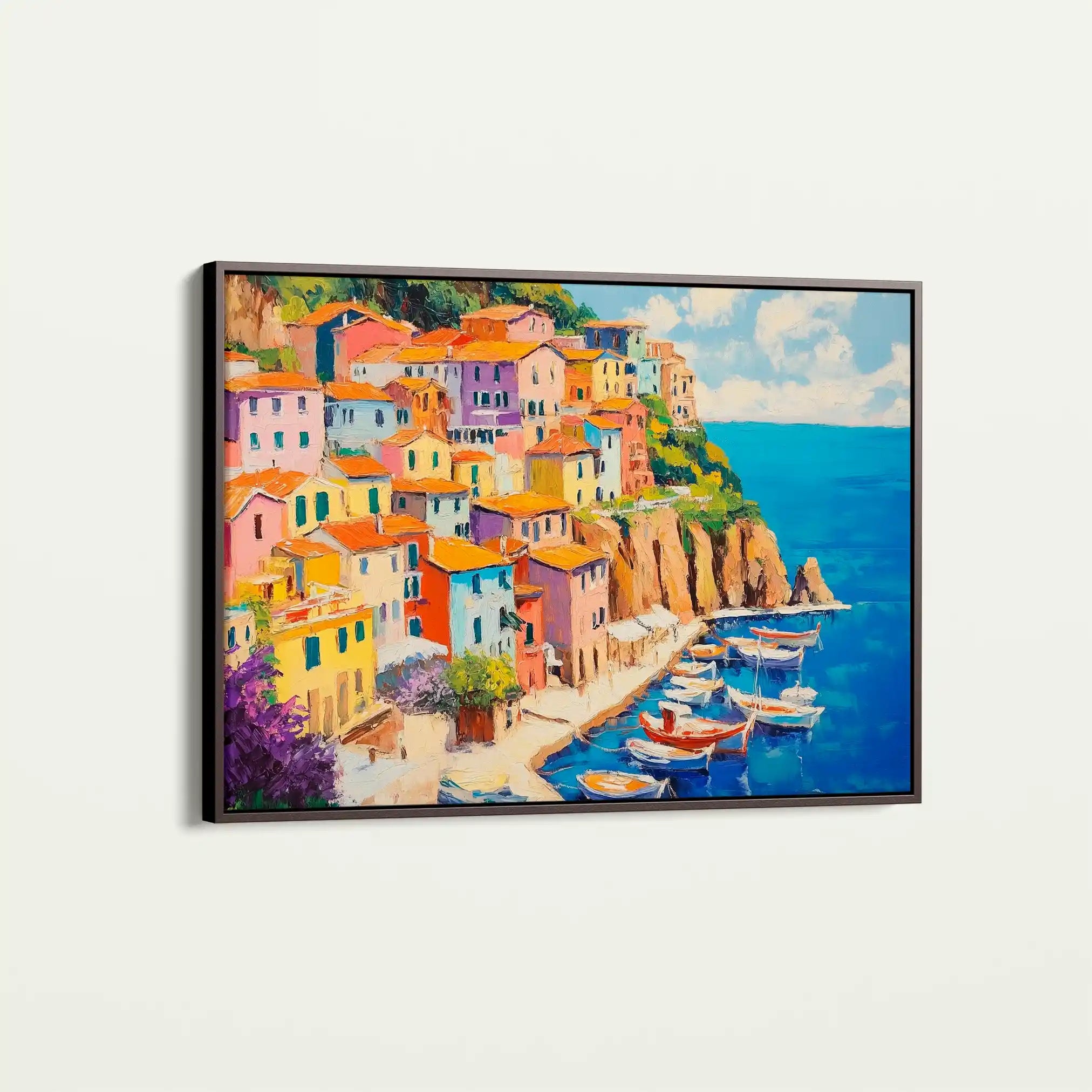 Landscape 191 Canvas Art 90 x 60 cm / Stretched on hidden frame