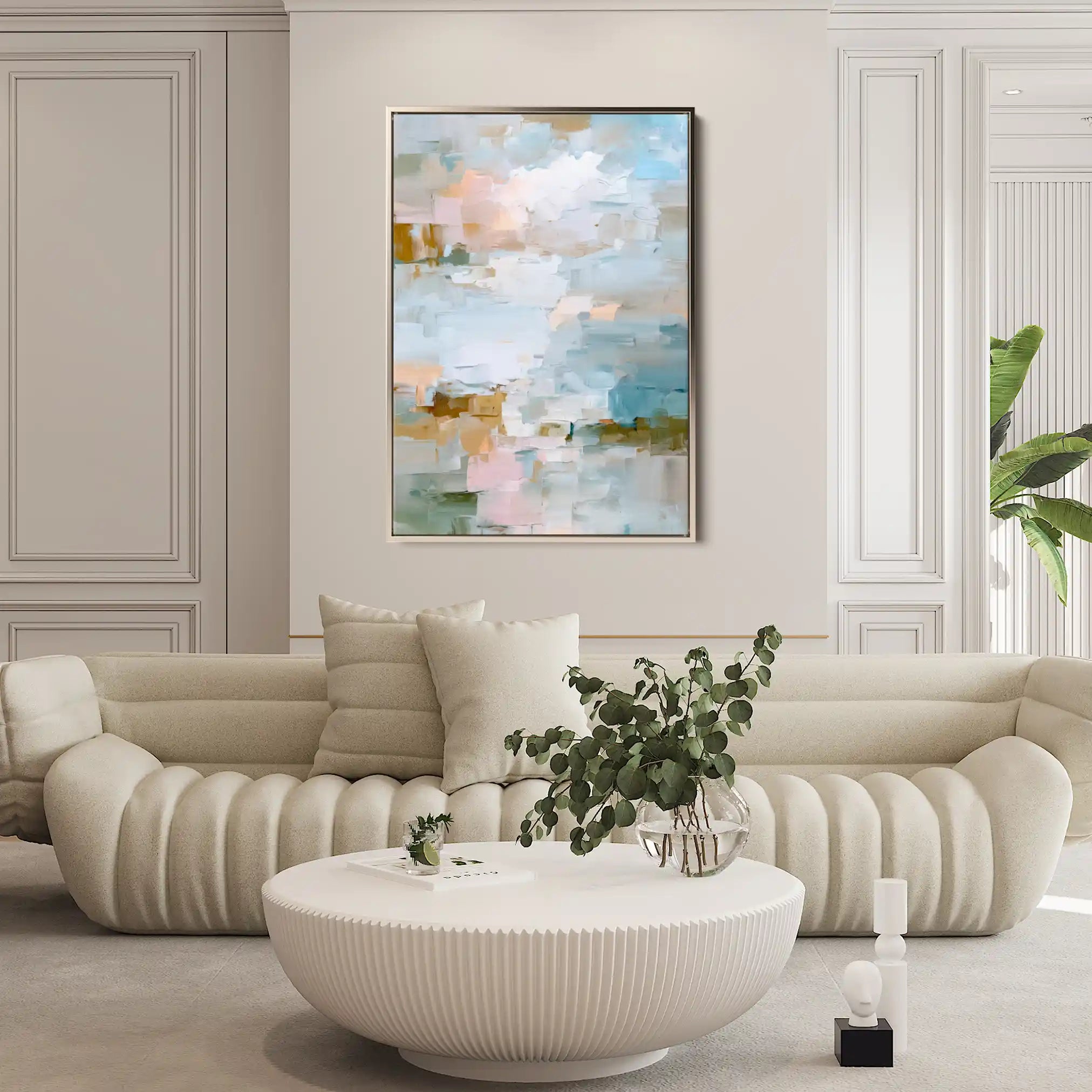 Abstract 1911 Canvas Art 60 x 40 cm / Stretched on hidden frame