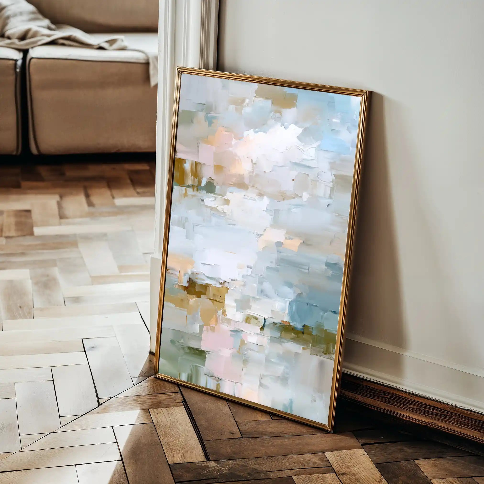 Abstract 1911 Canvas Art 60 x 40 cm / Stretched on hidden frame