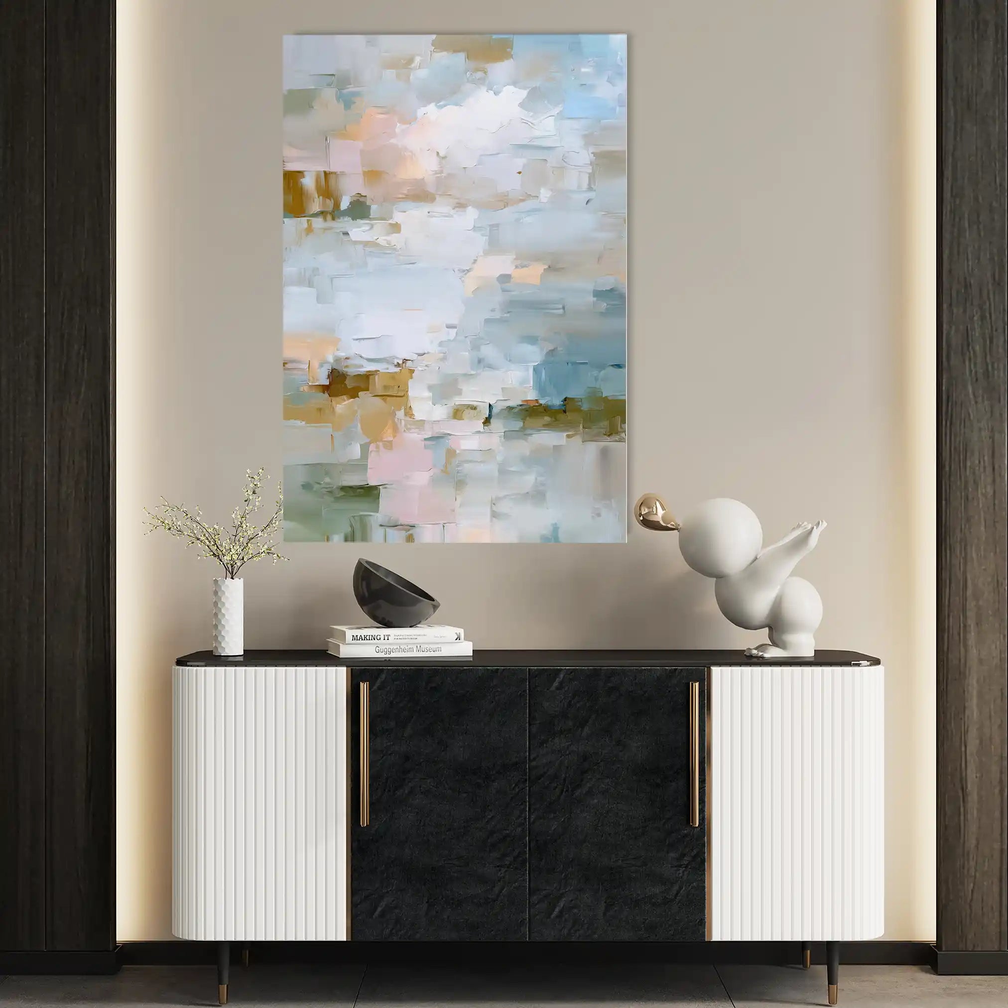 Abstract 1911 Canvas Art 60 x 40 cm / Stretched on hidden frame