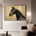 Horses 192 Canvas Art 90 x 60 cm / Stretched on hidden frame