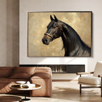 Horses 192 Canvas Art 90 x 60 cm / Stretched on hidden frame