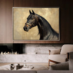 Horses 192 Canvas Art 90 x 60 cm / Stretched on hidden frame