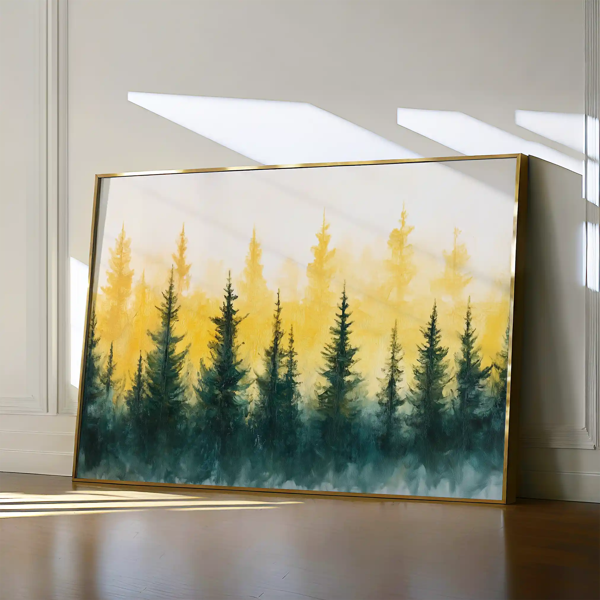 Landscape 192 Canvas Art 90 x 60 cm / Stretched on hidden frame