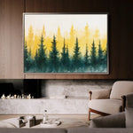 Landscape 192 Canvas Art 90 x 60 cm / Stretched on hidden frame