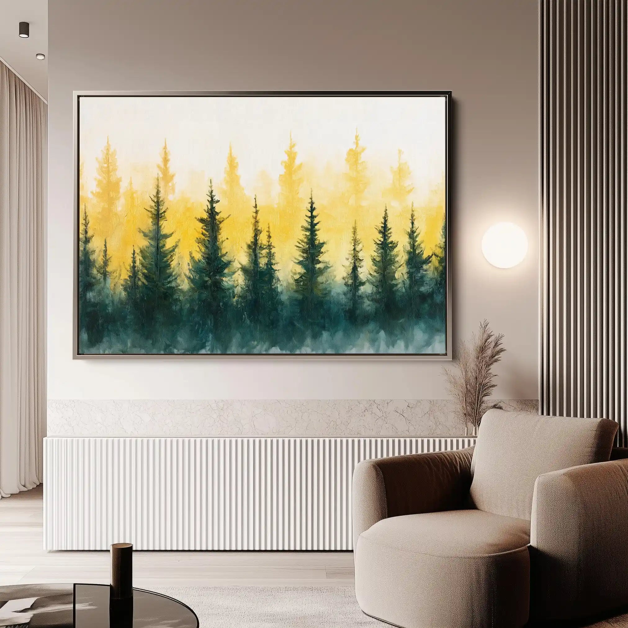 Landscape 192 Canvas Art 90 x 60 cm / Stretched on hidden frame