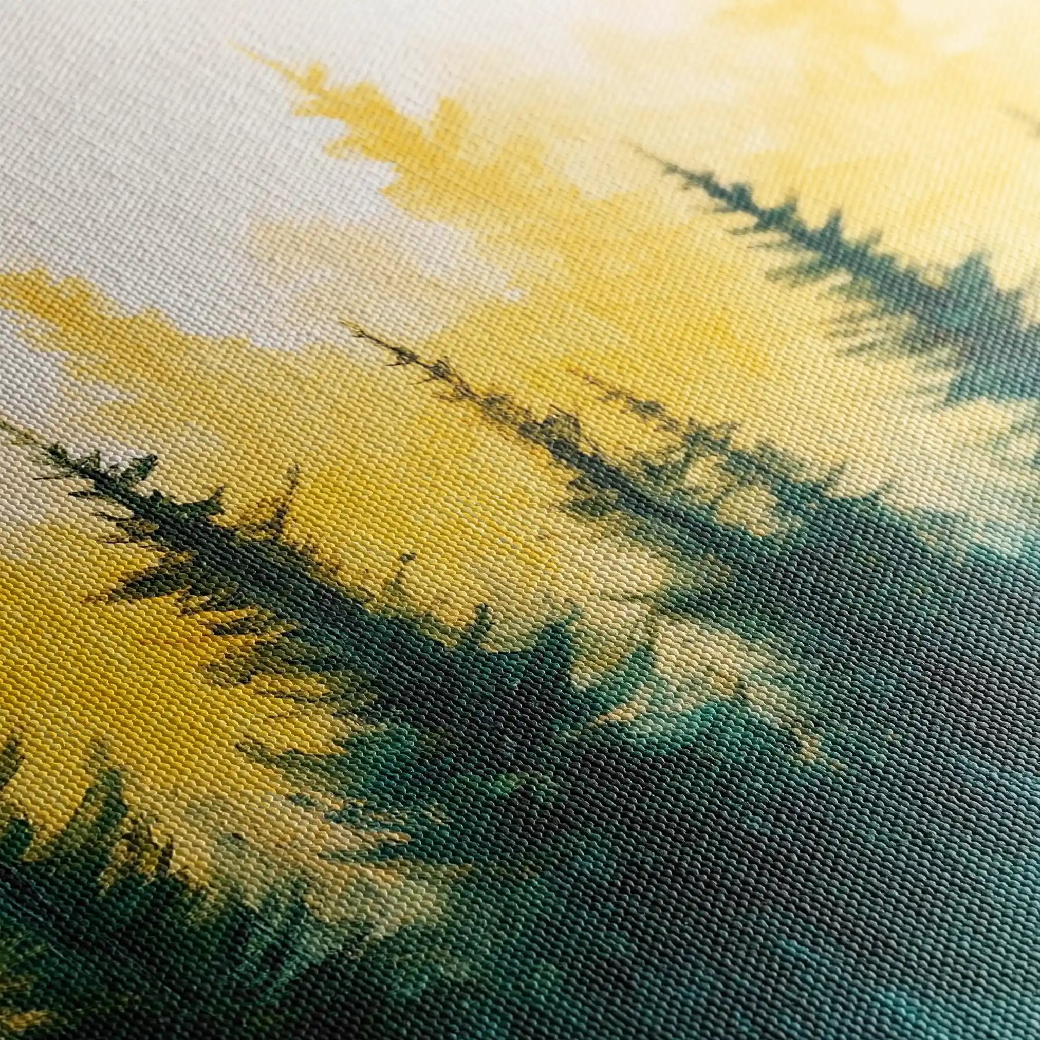 Landscape 192 Canvas Art 90 x 60 cm / Stretched on hidden frame