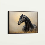 Horses 193 Canvas Art 90 x 60 cm / Stretched on hidden frame