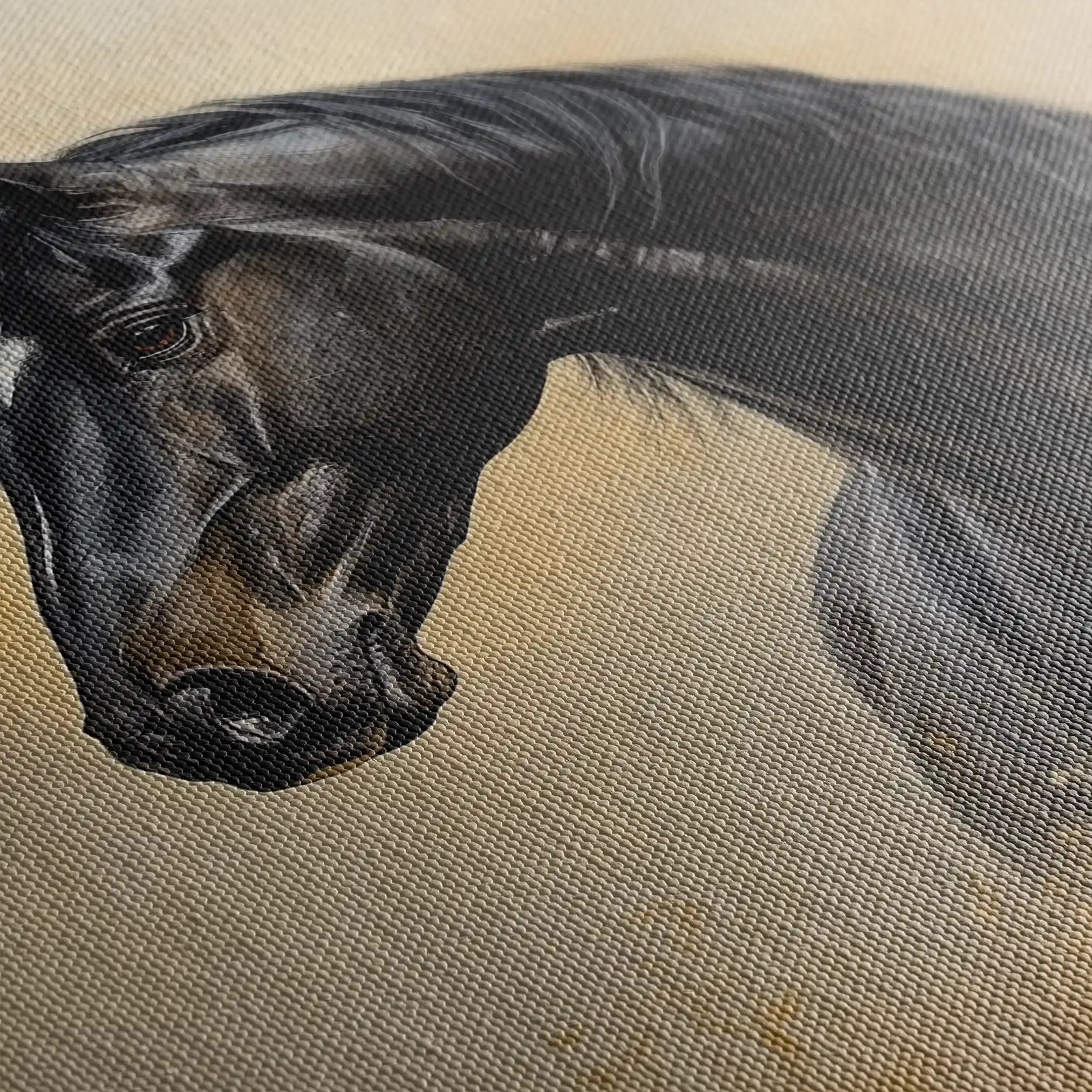 Horses 193 Canvas Art 90 x 60 cm / Stretched on hidden frame