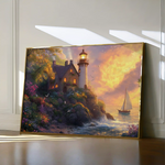 Landscape 193 Canvas Art 90 x 60 cm / Stretched on hidden frame