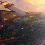 Landscape 193 Canvas Art 90 x 60 cm / Stretched on hidden frame