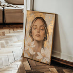 Portrait 193 Canvas Art 90 x 60 cm / Stretched on hidden frame