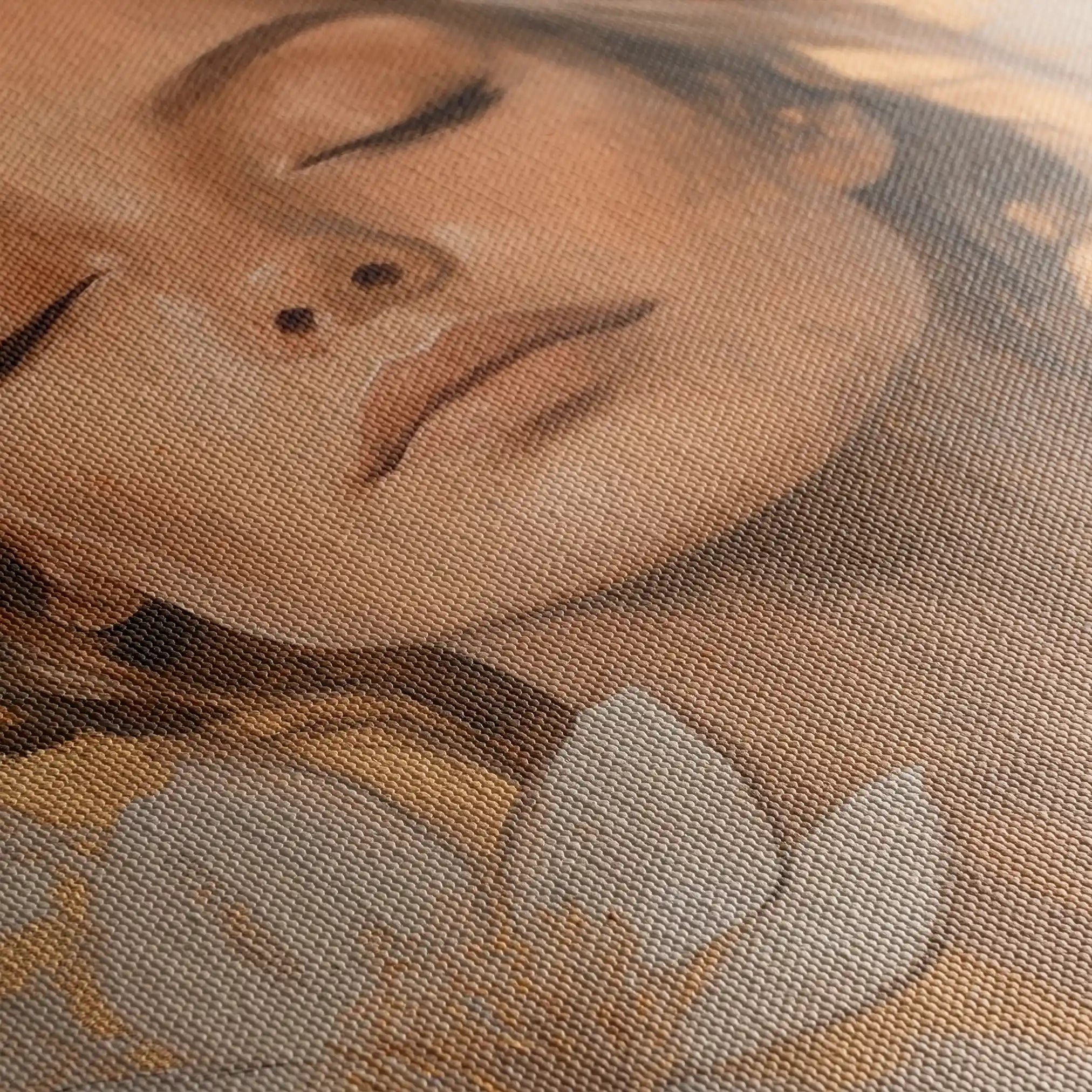 Portrait 193 Canvas Art 90 x 60 cm / Stretched on hidden frame