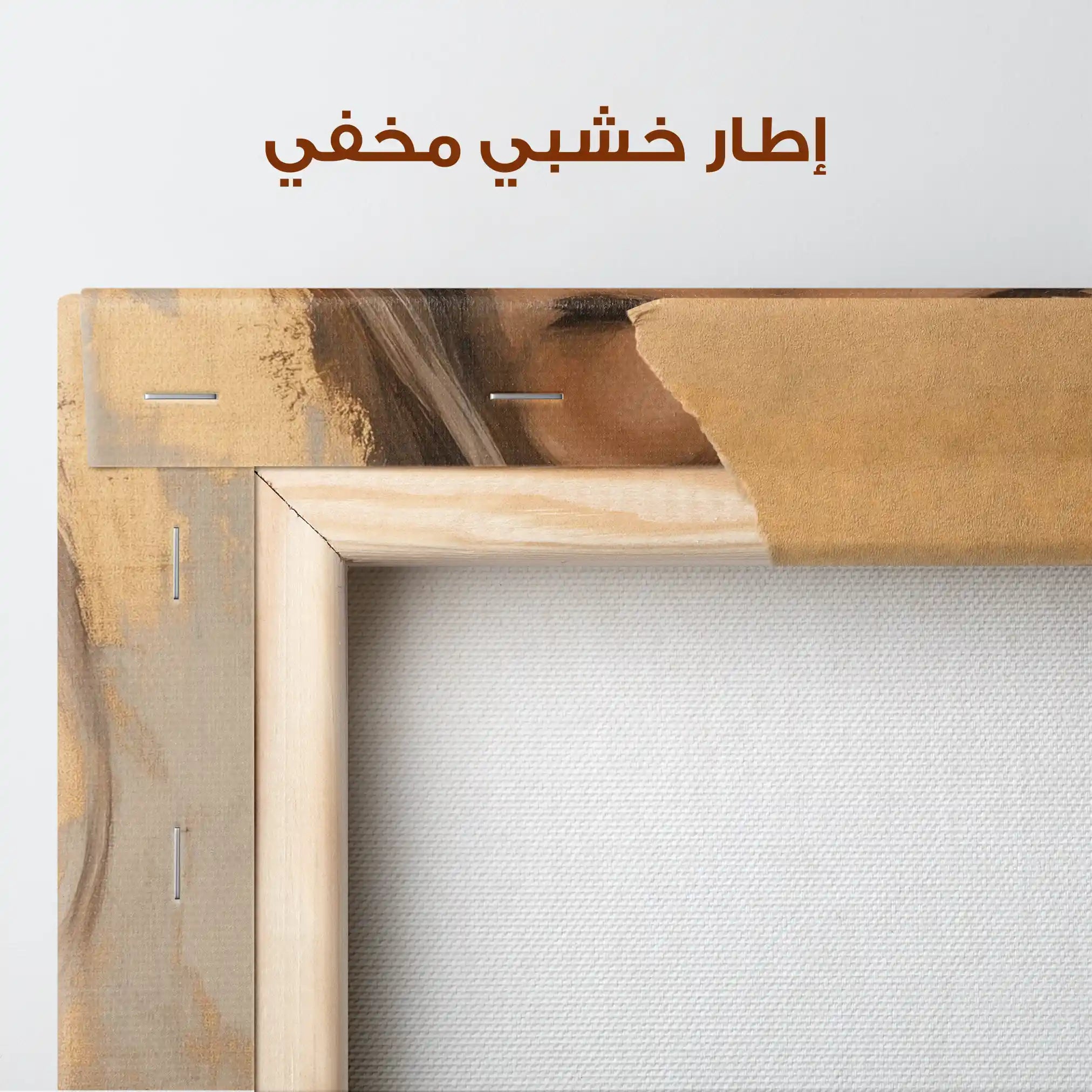 Portrait 193 Canvas Art 90 x 60 cm / Stretched on hidden frame