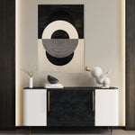 Abstract 1930 Canvas Art 60 x 40 cm / Stretched on hidden frame