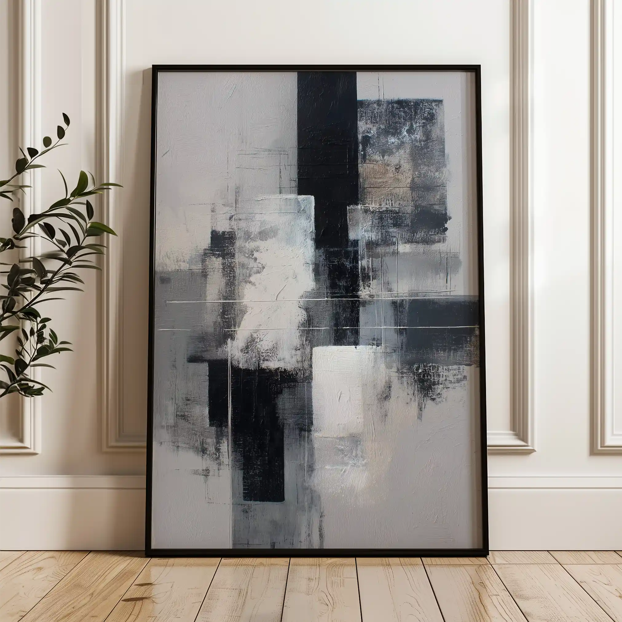Abstract 1932 Canvas Art 60 x 40 cm / Stretched on hidden frame