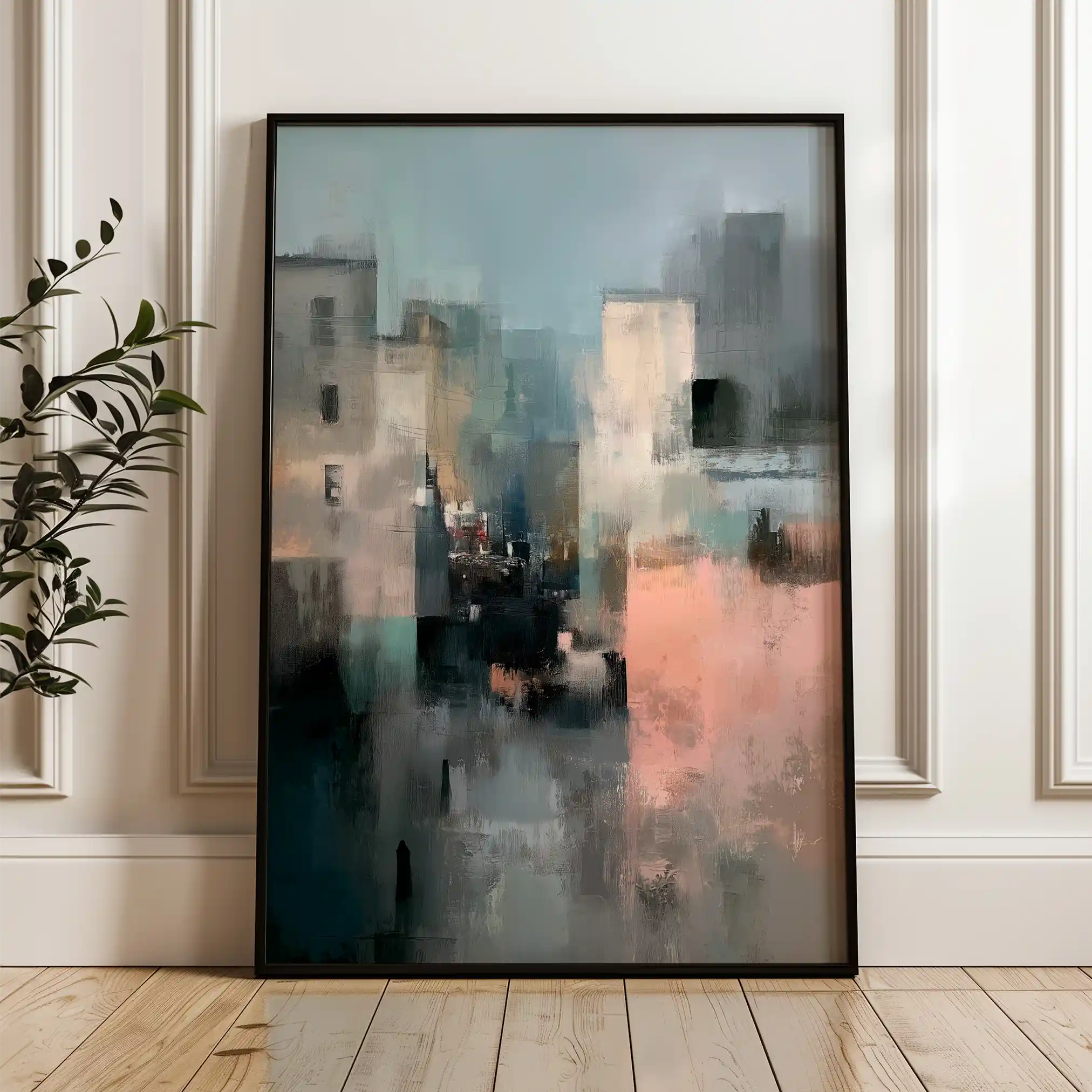 Abstract 1933 Canvas Art 60 x 40 cm / Stretched on hidden frame