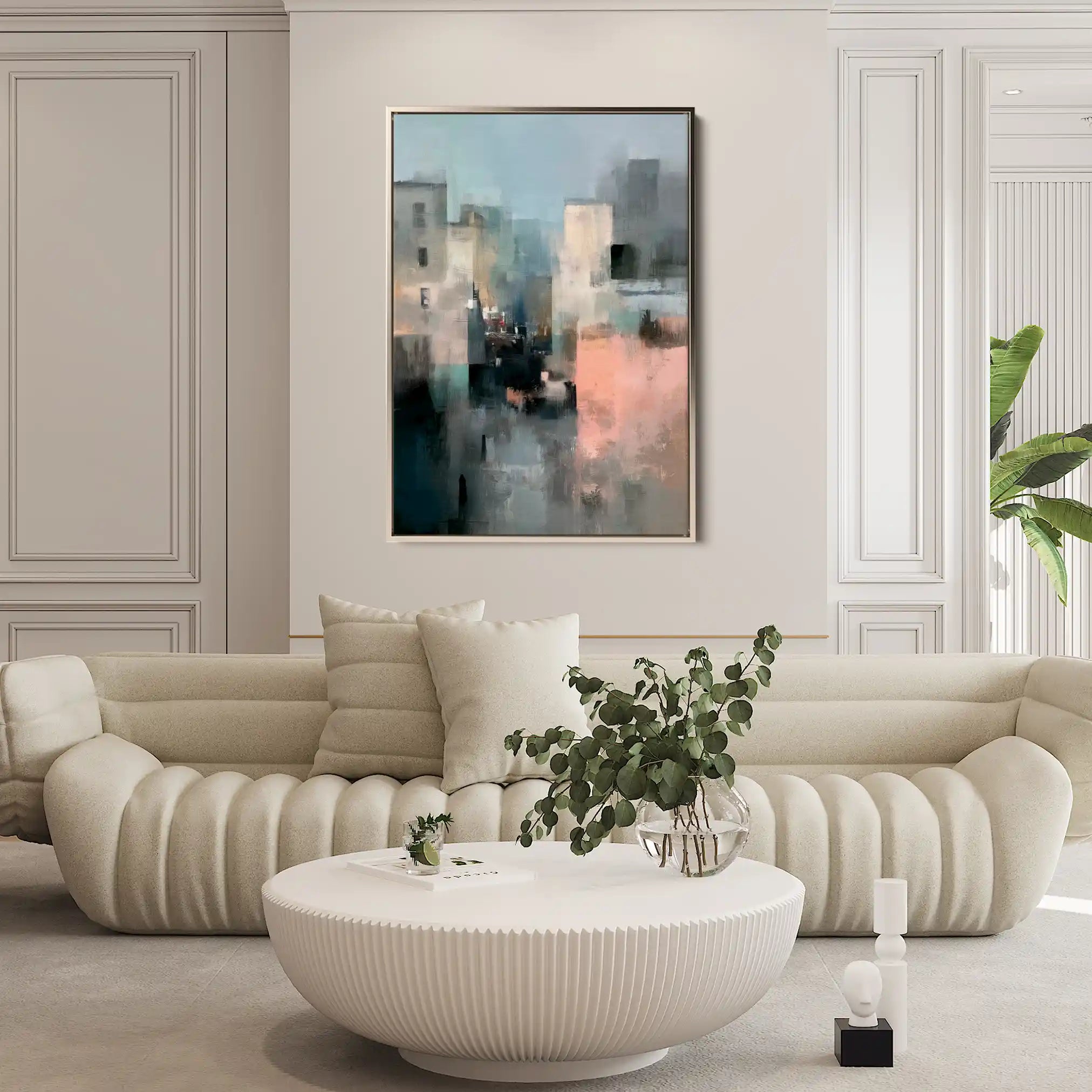 Abstract 1933 Canvas Art 60 x 40 cm / Stretched on hidden frame