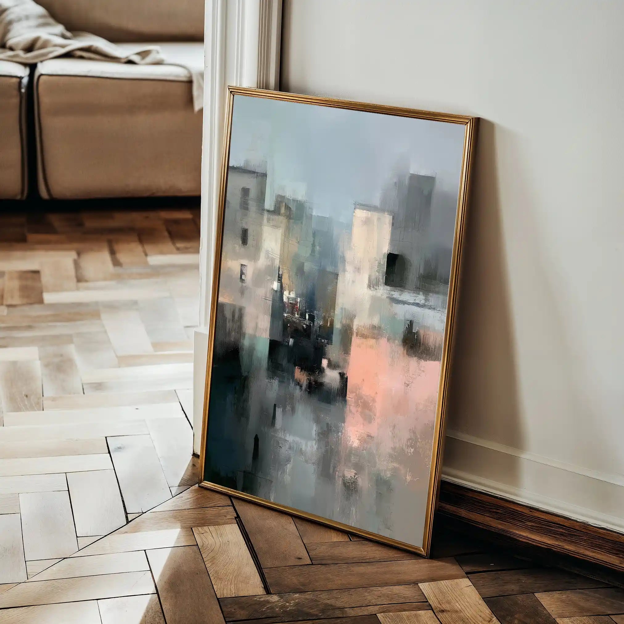 Abstract 1933 Canvas Art 60 x 40 cm / Stretched on hidden frame