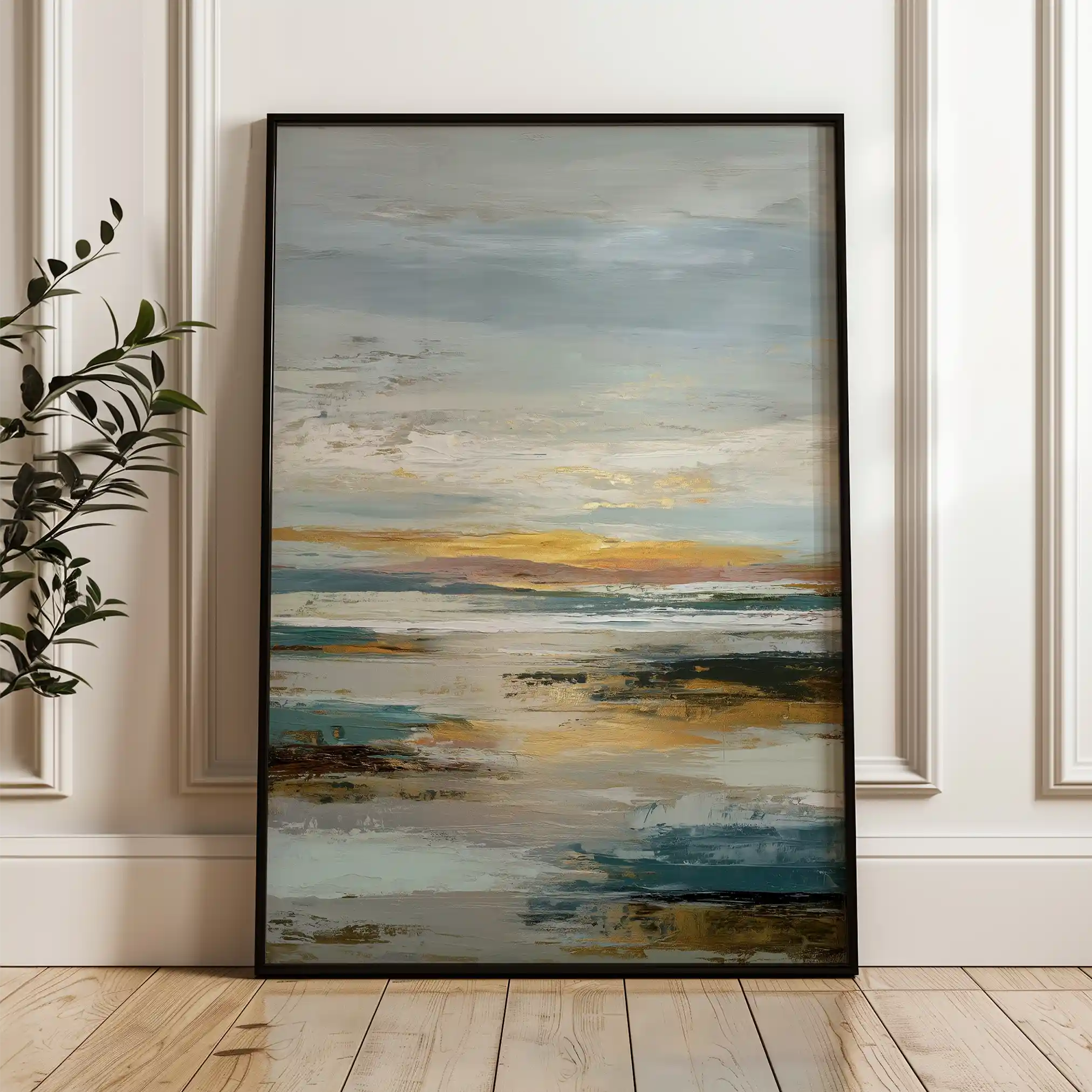 Abstract 1937 Canvas Art 60 x 40 cm / Stretched on hidden frame