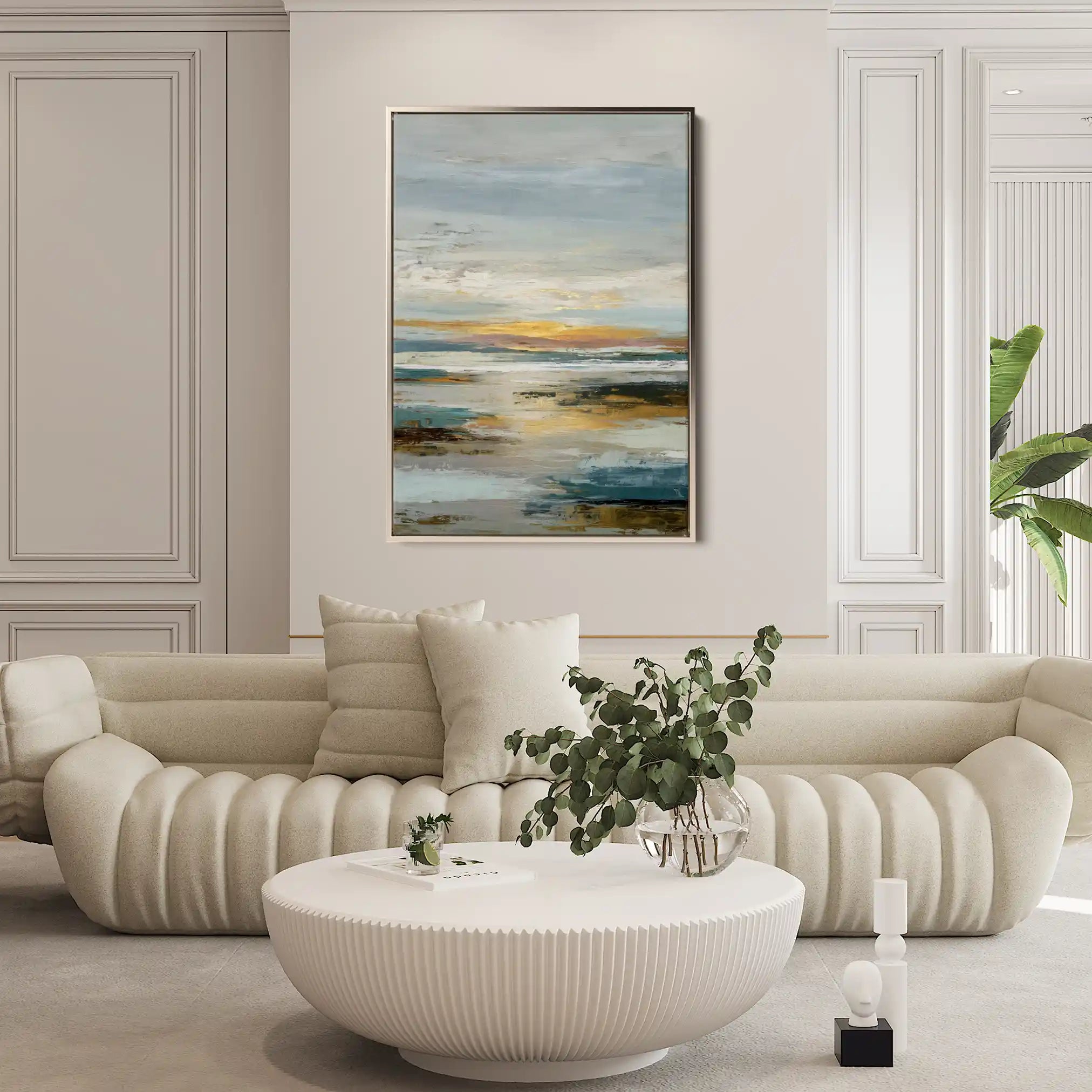 Abstract 1937 Canvas Art 60 x 40 cm / Stretched on hidden frame