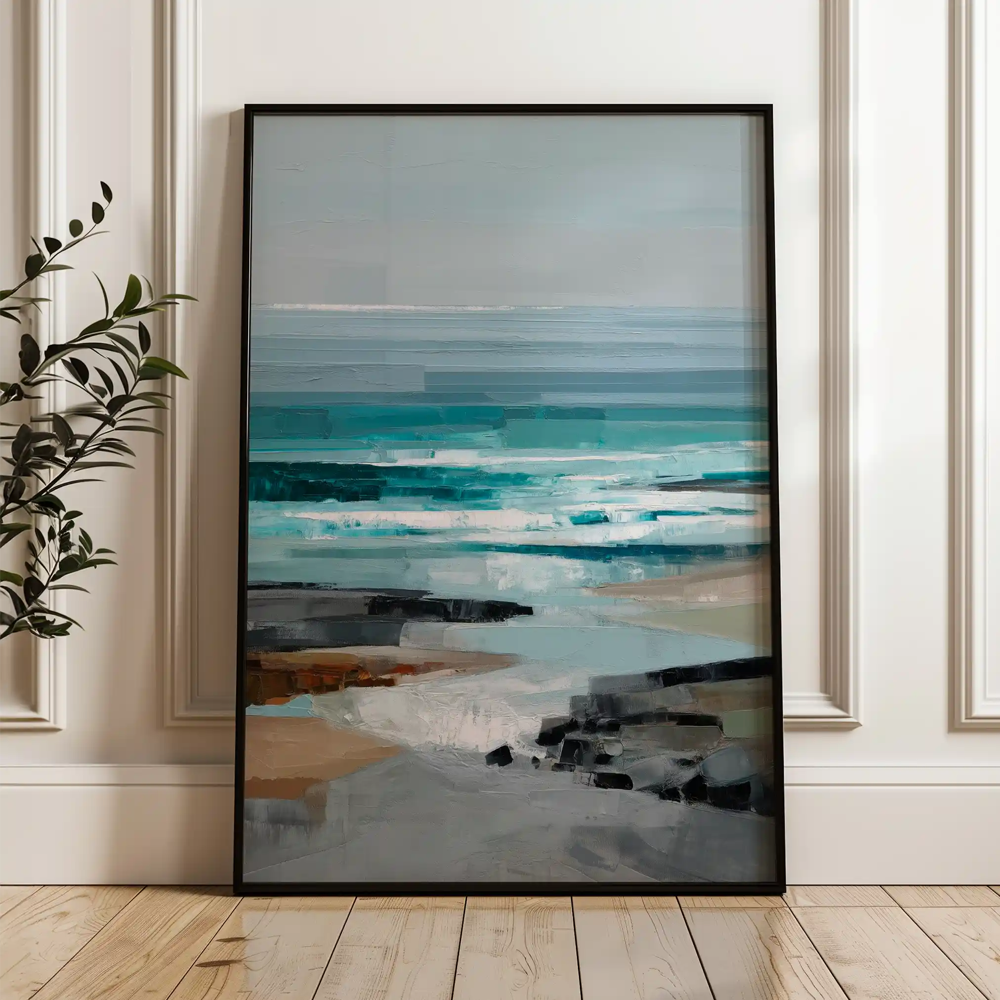 Abstract 1939 Canvas Art 60 x 40 cm / Stretched on hidden frame