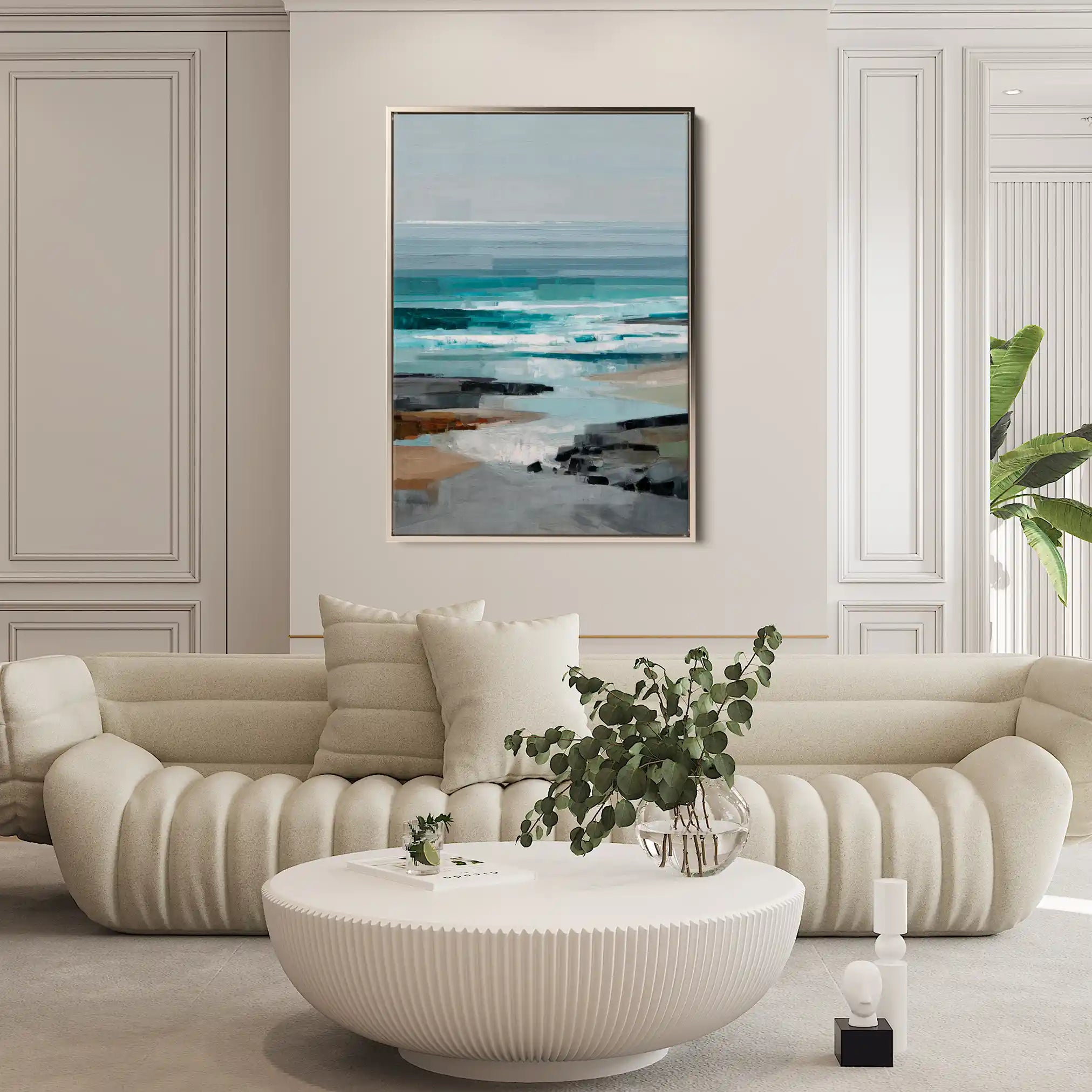 Abstract 1939 Canvas Art 60 x 40 cm / Stretched on hidden frame